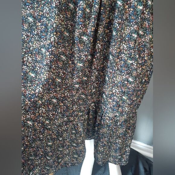 Floral Ruffled Long Sleeve Maxi Dress - Picture 16 of 16